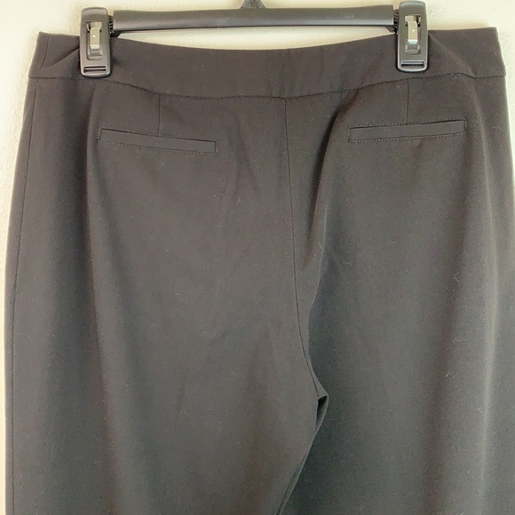 Alfani 12p. straight leg trouser pants jet black! - Picture 3 of 4